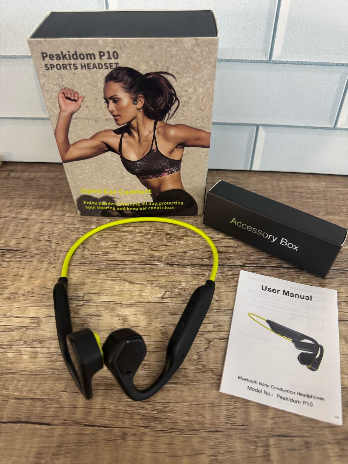 Auriculares de conducción ósea, inalámbricos por Bluetooth, impermeabl...