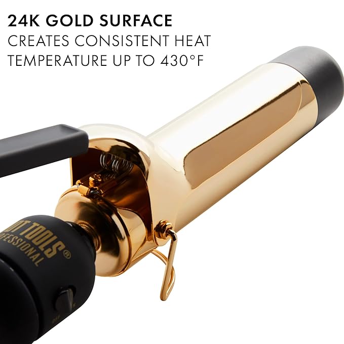 Hot Tools Rizador profesional 1102 con control de calor múltiple, para...