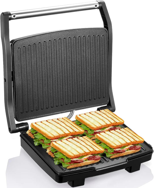 Yabano Panini - Parrilla de prensa, sandwichera gourmet, parrilla eléc...