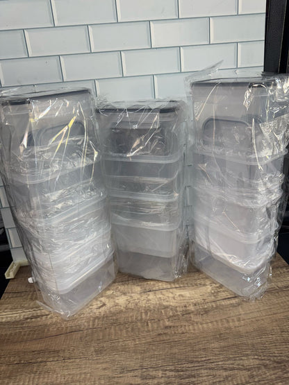 Organizadores / envases y almacenamiento de despensa de cocina, juego de recipie...