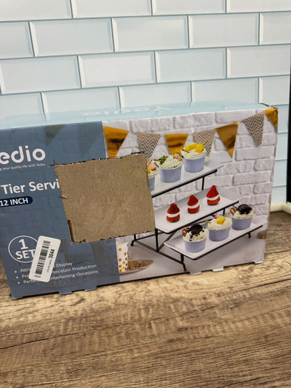 Bandeja Gibson juego de platos, 3 unidades, color blanco, Juego de platos con ...