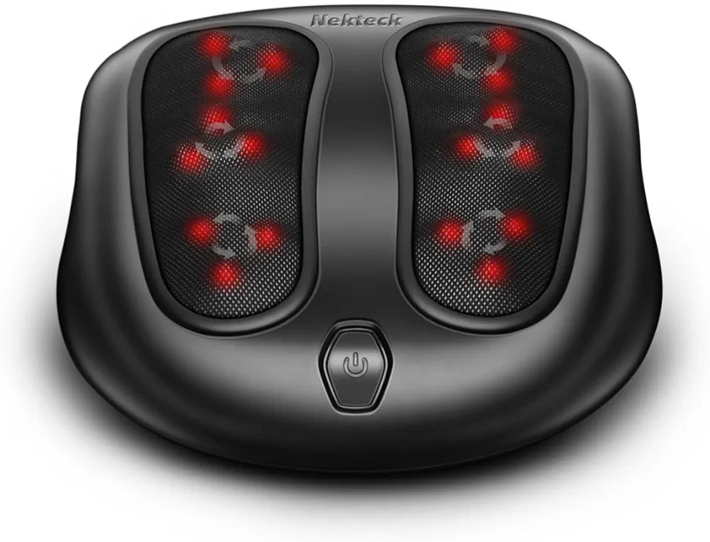 Nekteck - Masajeador de pies, máquina de masaje mediante calor generad...