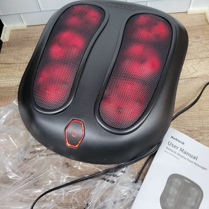 Nekteck - Masajeador de pies, máquina de masaje mediante calor generad...