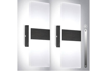 TRLIFE Apliques de pared regulables, moderno juego de 2 lámparas de pa...