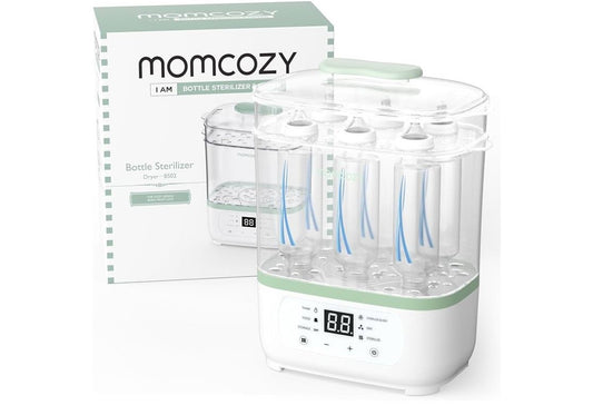 Momcozy Esterilizador y secadora de biberones, esterilizador eléctrico...