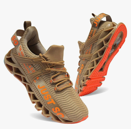 Zapatos de correr para hombre, tenis atléticos con bordes para caminar...