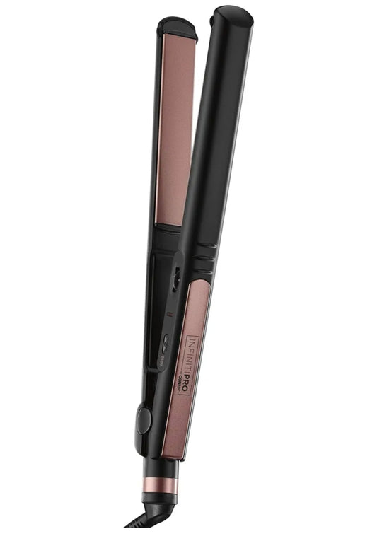 CONAIR INFINITIPRO Plancha plana de cerámica de oro rosa, 1 pulgada
