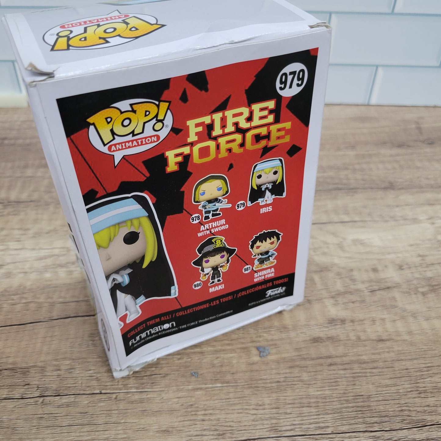 Vinyl figure 979 FUNKO POP anime Fire Force IRIS