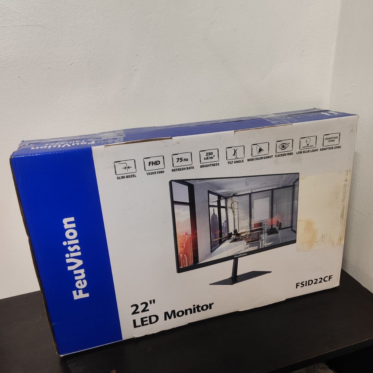 Monitor de 22 pulgadas, Full HD 1080p, para juegos y oficina...