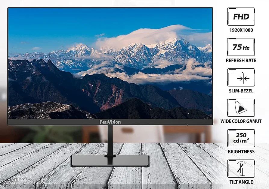 Monitor de 22 pulgadas, Full HD 1080p, para juegos y oficina...