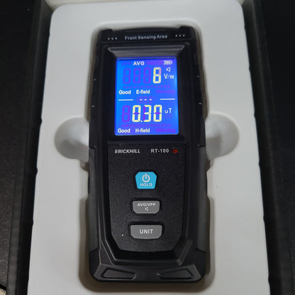 ERICKHILL Medidor EMF de USB C, detector de radiación digital de campo...