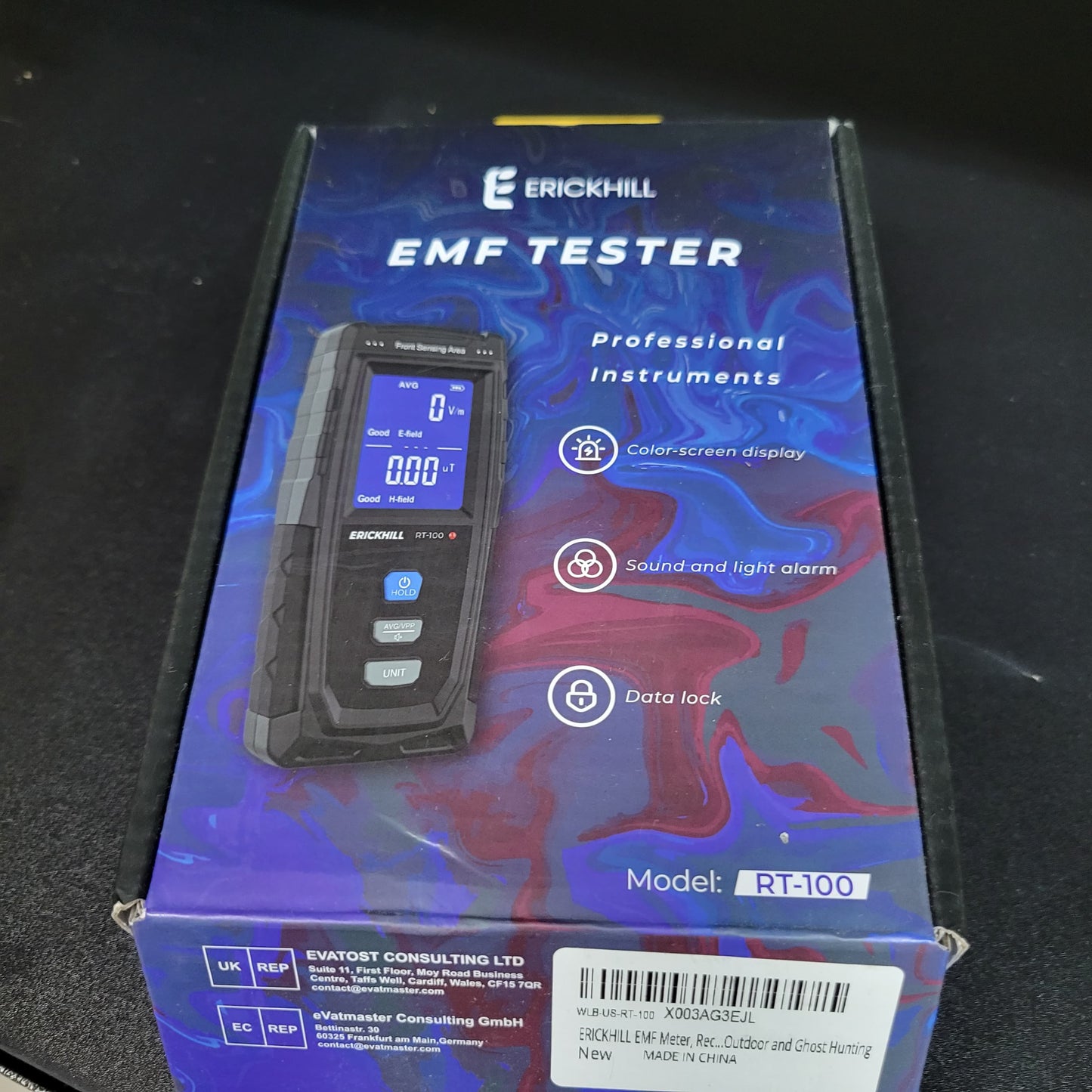 ERICKHILL USB C EMF Meter, Digital EMF Radiation Detector...