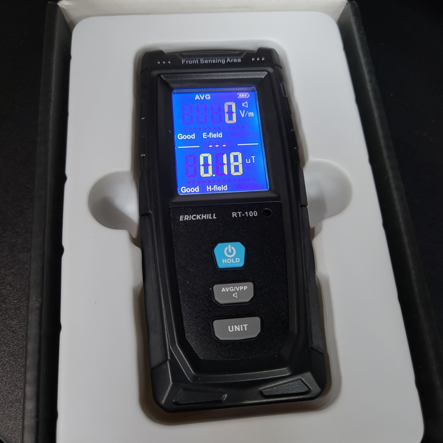 ERICKHILL Micro USB EMF Meter, Digital Radiation Detector with 100mA...