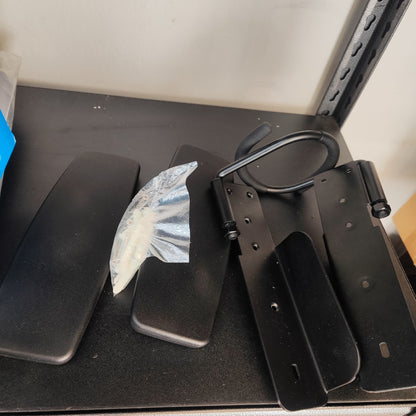 Paquete de 2 soportes de pared para bicicleta, soporte giratorio para ...