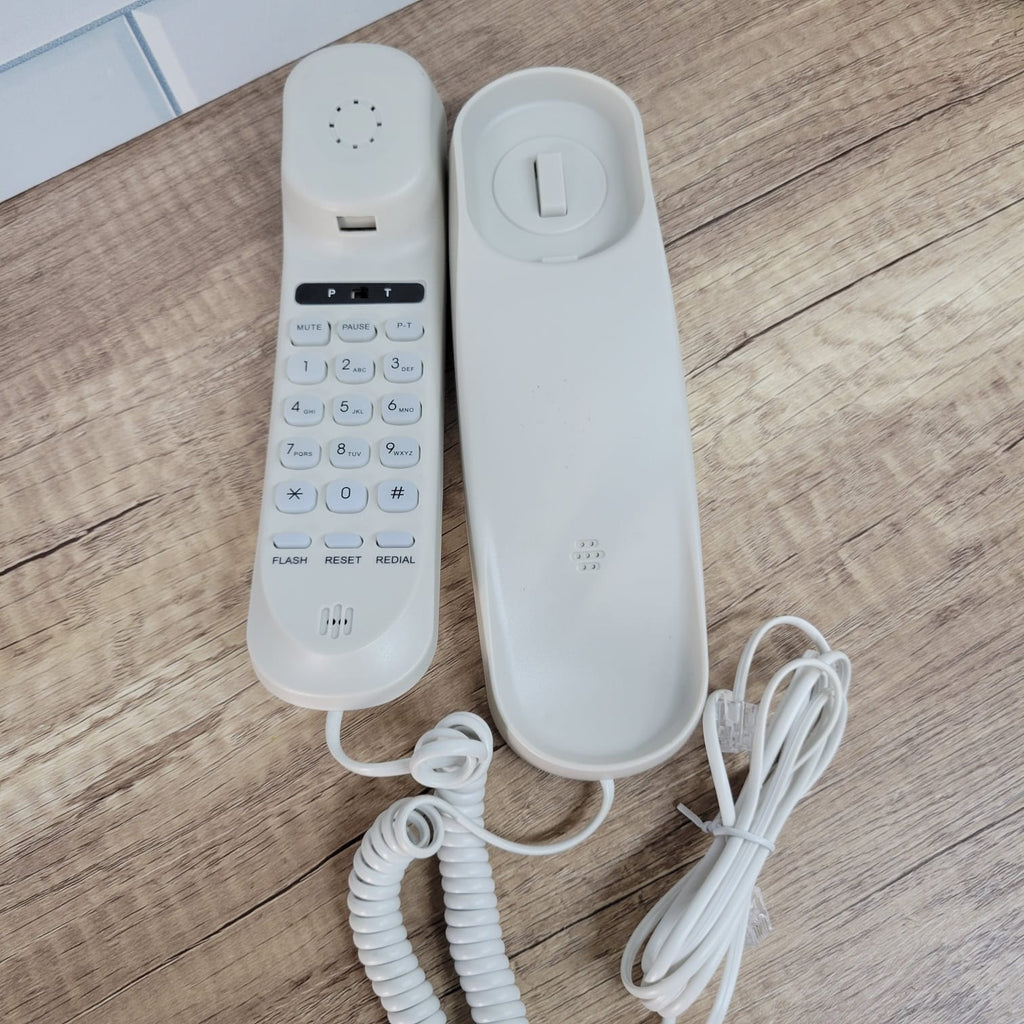 Teléfono doméstico con cable, teléfono multifunción para montar en la ...