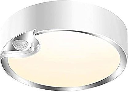 TOOWELL Luz con sensor de movimiento para interiores, funciona con pil...