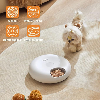 iPettie Donut Frost - Alimentador automático de alimentos húmedos con ...