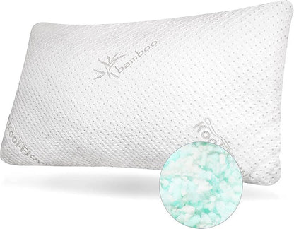 Almohada de espuma viscoelástica triturada Snuggle-Pedic