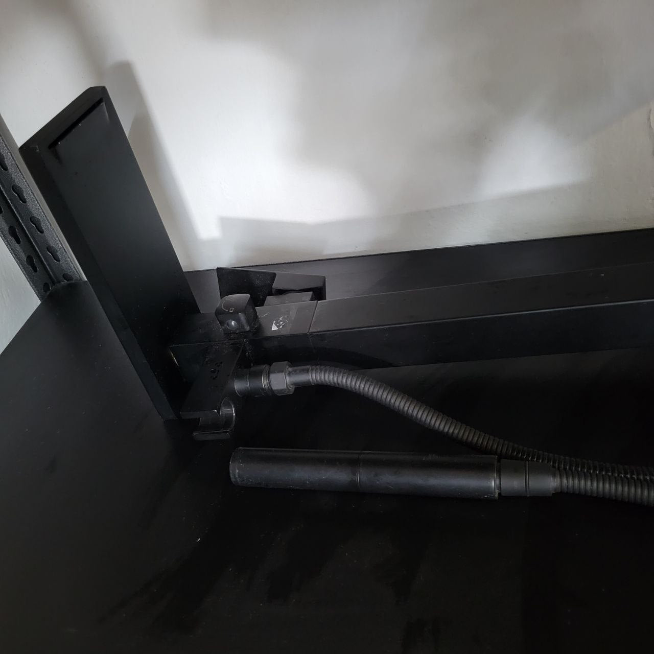Llenador de bañera independiente grifo de bañera negro mate