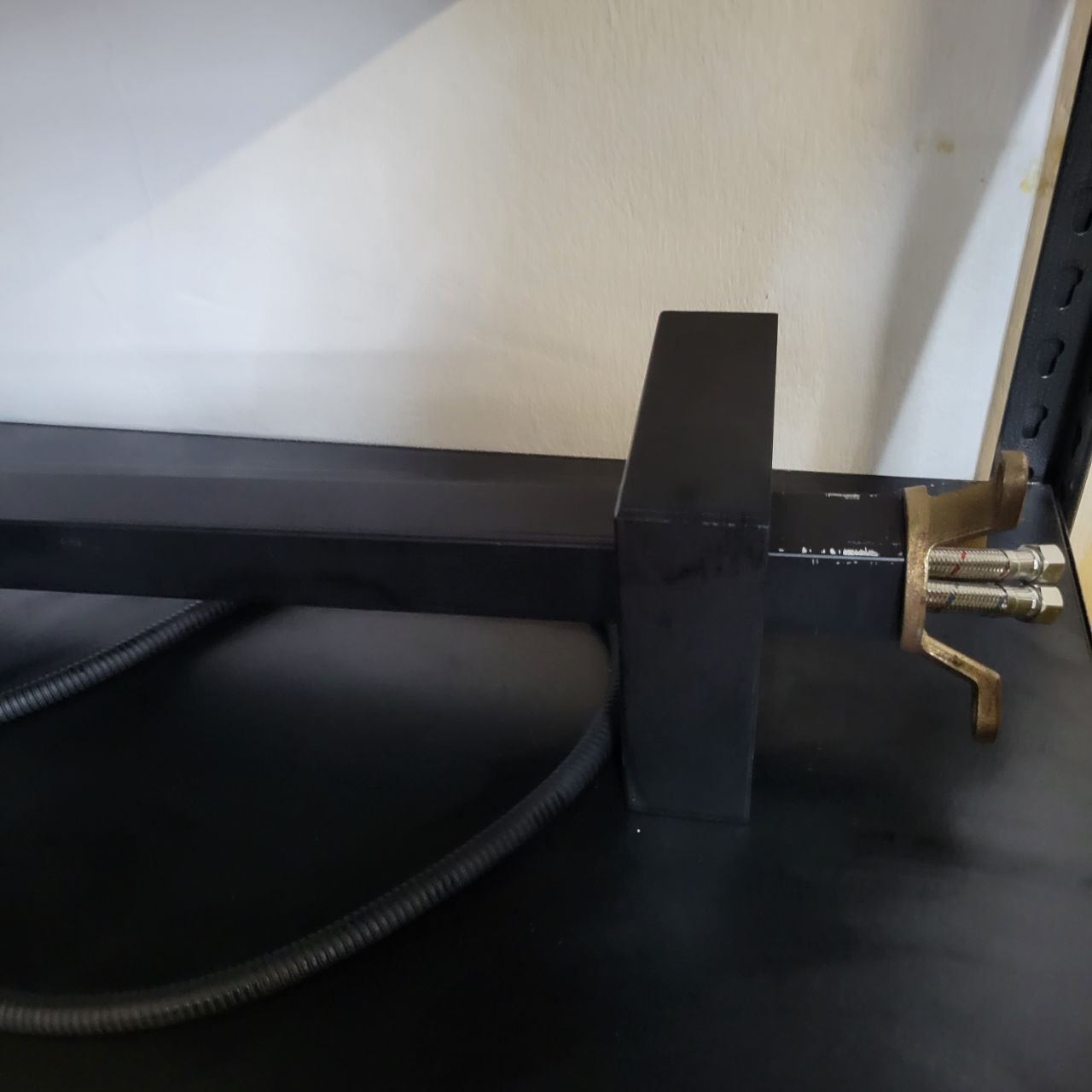 Llenador de bañera independiente grifo de bañera negro mate
