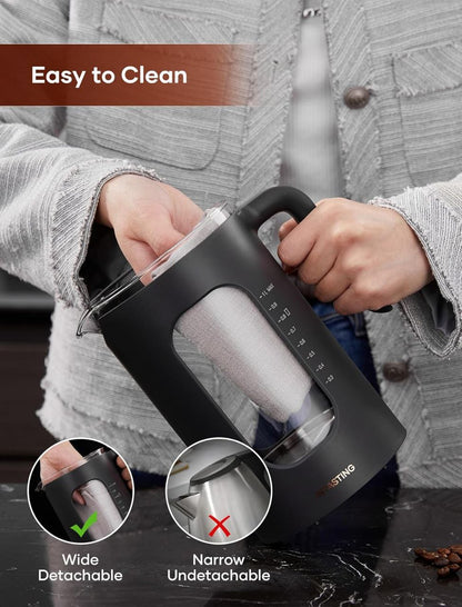 Hervidor eléctrico de vidrio INTASTING