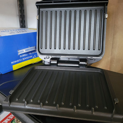 Parrilla con placa desmontable para 4 porciones