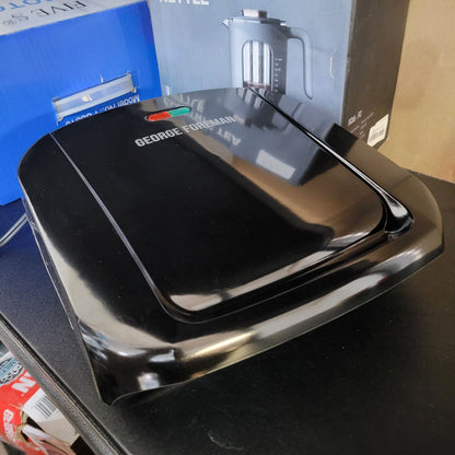 Parrilla con placa desmontable para 4 porciones