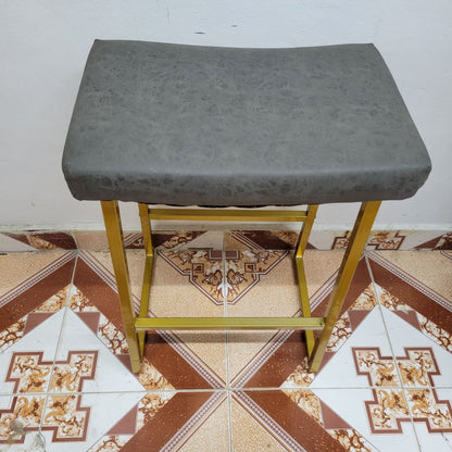 Juego de 2 taburetes de bar ALPHA HOME de 61 cm