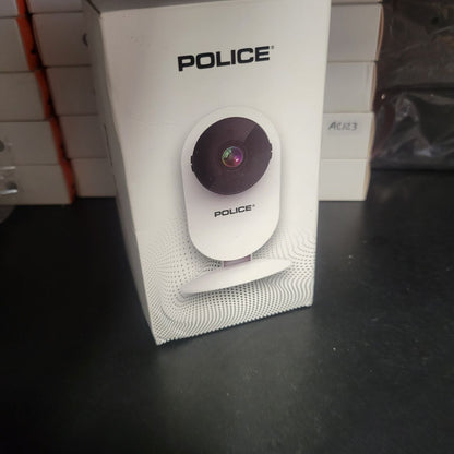 POLICE Cámara de seguridad WiFi HD 1080P compacta para interiores, sis...