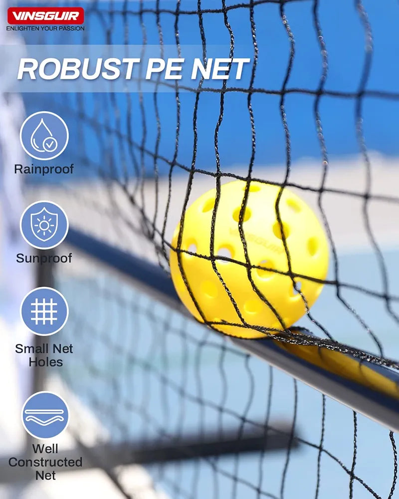 VINSGUIR Red de pickleball portátil al aire libre, redes de ...
