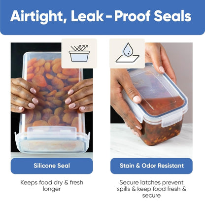 Organizadores / envases y almacenamiento de despensa de cocina, juego de recipie...