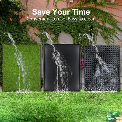 Almohadilla de césped para perro con bandeja (40 x 27.5 pulg...