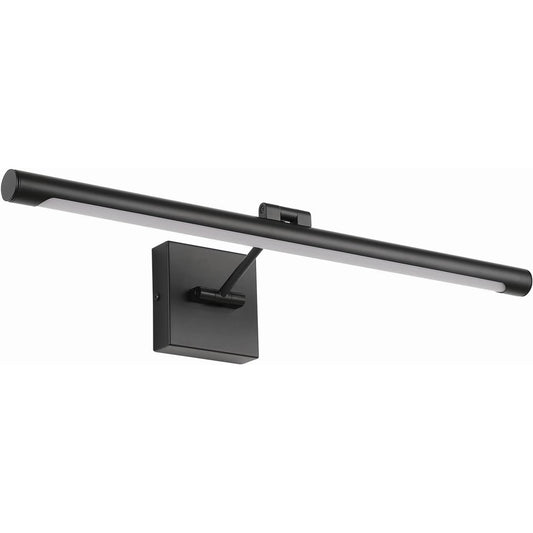 Lámpara Joosenhouse LED de 24.4 pulgadas, color negro moderno para m...