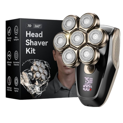 Afeitadoras de cabeza para hombres calvos, afeitadora eléctrica magnét...