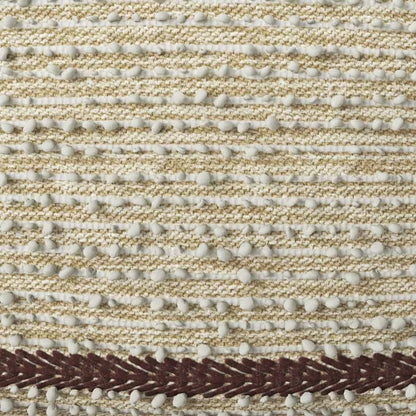 Puf cuadrado Branchville color crema bouclé - Threshold™: es...