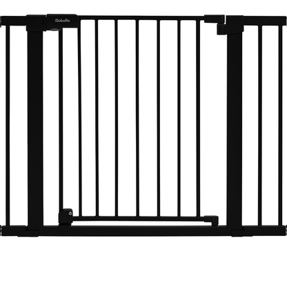 BABELIO Puerta de bebé de metal de 29 a 40 pulgadas color ne...