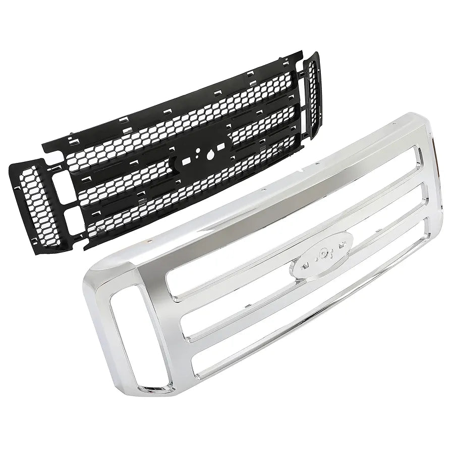 HECASA Rejilla delantera compatible con Ford Super Duty F-25...