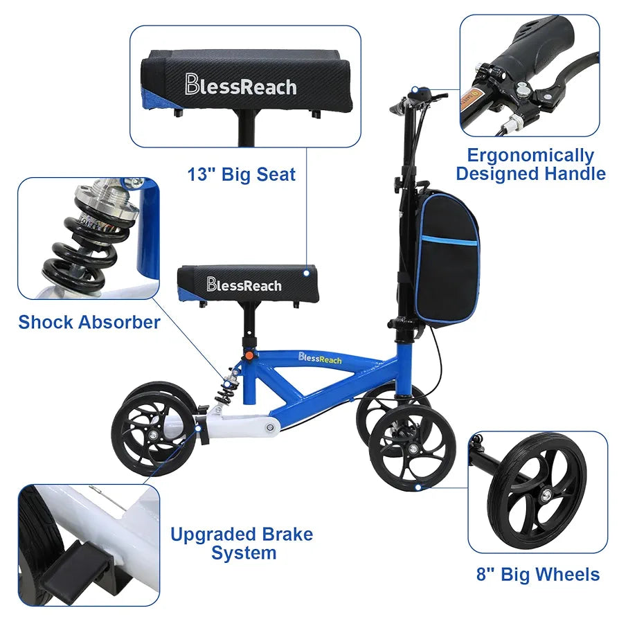 Patinete BlessReach rodillera orientable económica para lesi...