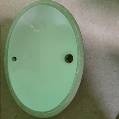 lavamanos 18.5 x 15.4 pulgadas de cerámica ovalado de porcel...